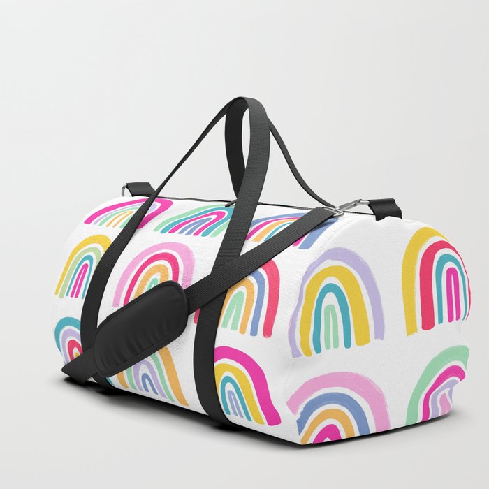 Colorful Rainbows Duffle Bag