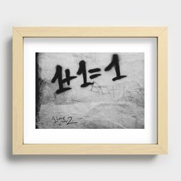 The Equation of Love Recessed Framed Print