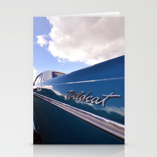 Wildcat - Classic American Blue Car Stationery Cards