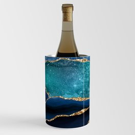 Blue Night Galaxy Marble Wine Chiller