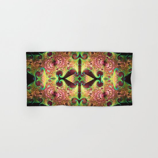 Groovy abstract with spiral patterns Hand & Bath Towel