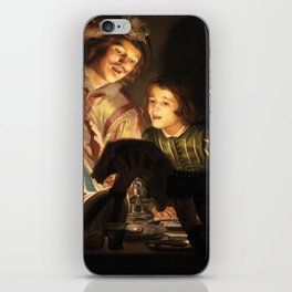 Musical Group by Candlelight, 1623 by Gerard van Honthorst iPhone Skin