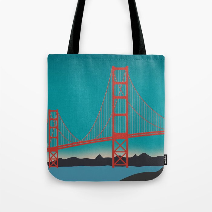 Golden Gate Bridge, San Francisco, California Landscape Tote Bag