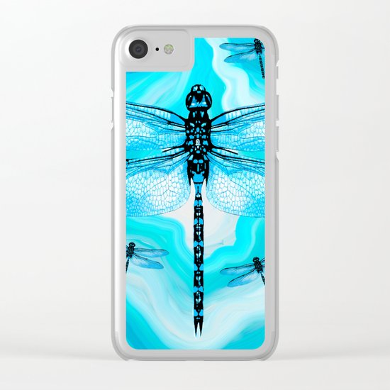 DRAGONFLY Clear iPhone Case