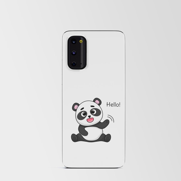 Friendly panda Android Card Case