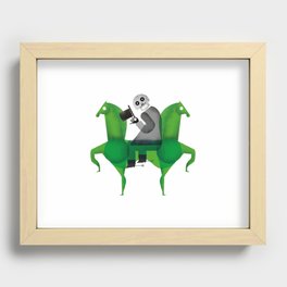 skull knight Recessed Framed Print