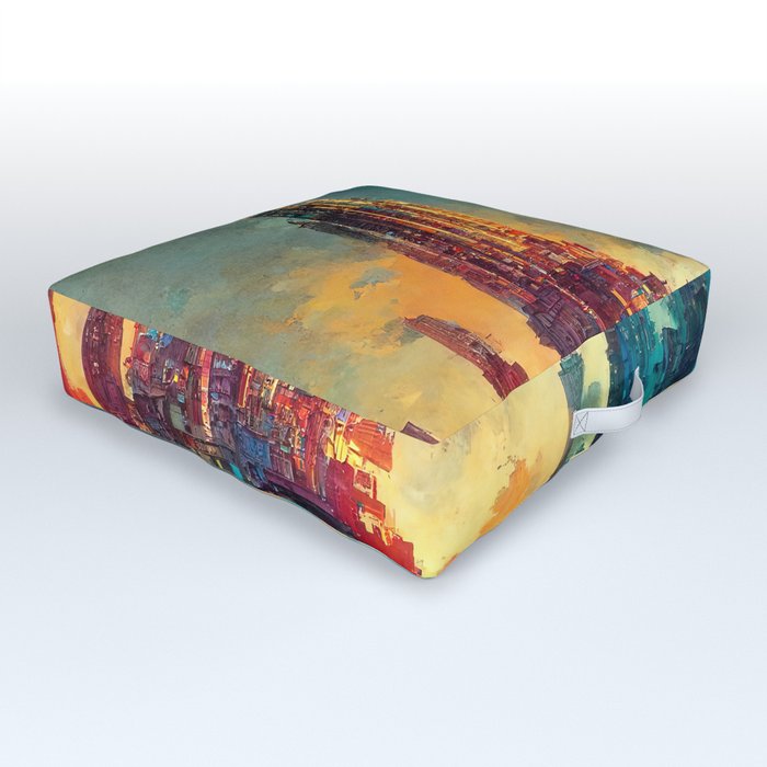 World of Tomorrow Outdoor Floor Cushion