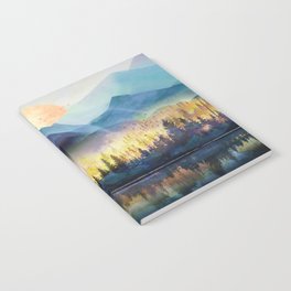 Mountain Lake Under Sunrise Notebook