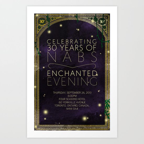 Forest and enchantment Art Print