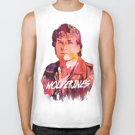 The rising red star Biker Tank