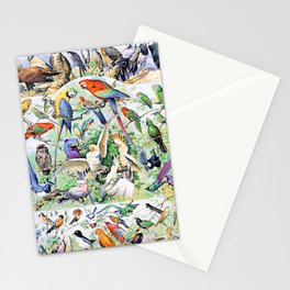 Adolphe Millot "Birds" 2. Stationery Card