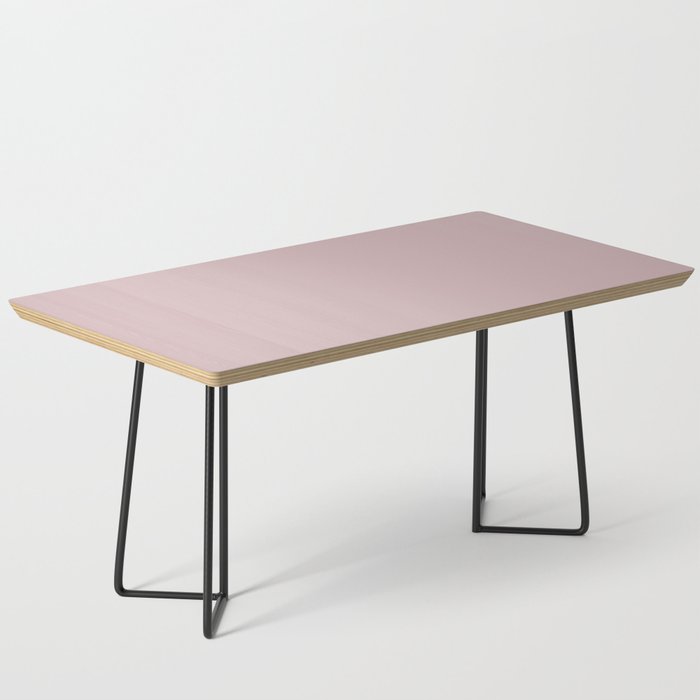 Dark Pastel Pink Solid Color Inspired by Valspar Bombay Pink 1006-8B Coffee Table