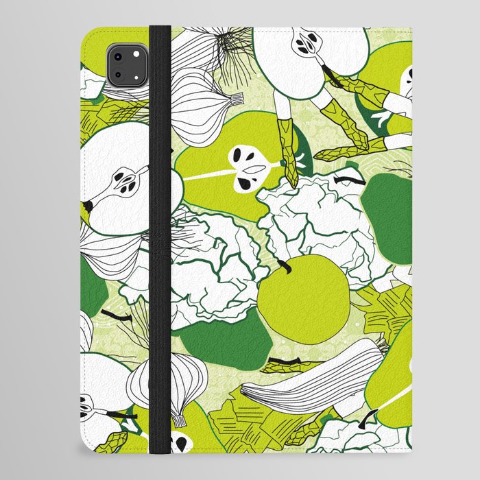 Vegetable pattern iPad Folio Case