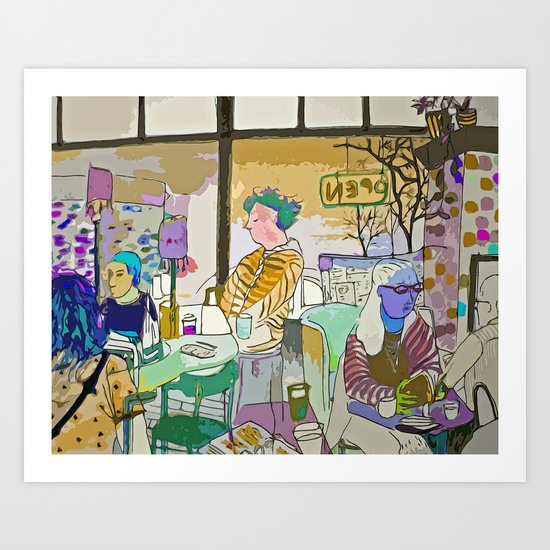 Coffee Shop Art Print