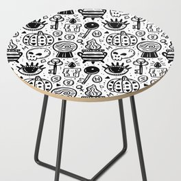 Halloween Scary Pattern Side Table