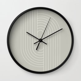 Oval Lines Abstract XLV Wall Clock
