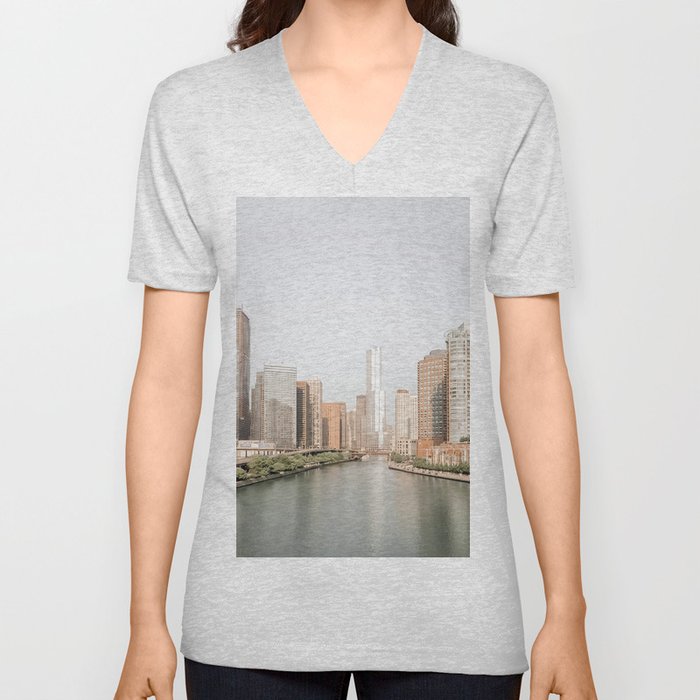 Chicago Grant Park V Neck T Shirt