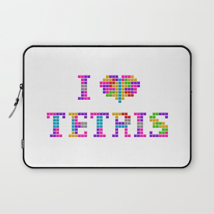 I <3 Tetris Laptop Sleeve