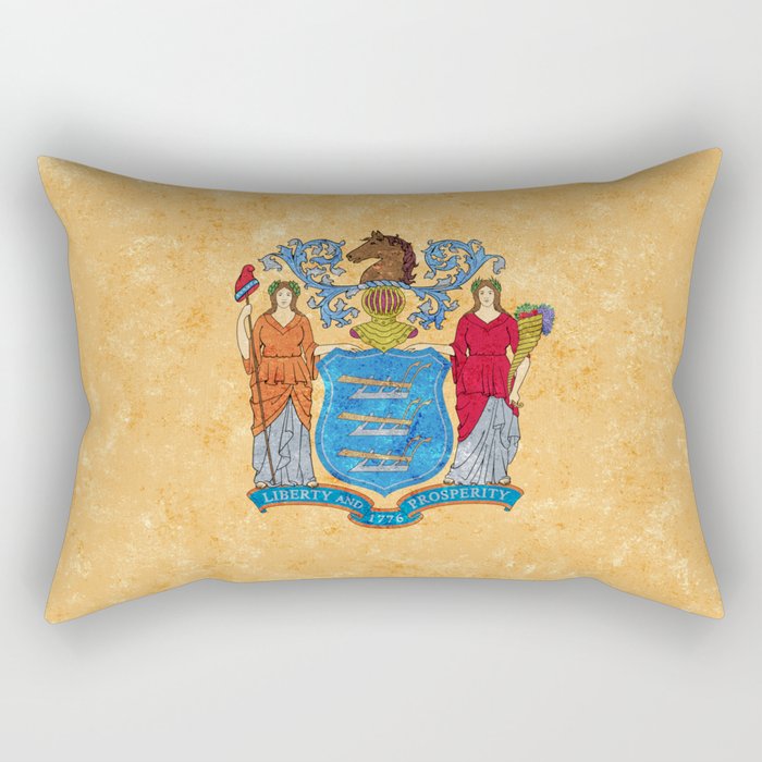 State flag of New Jersey Rectangular Pillow