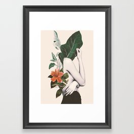 natural beauty-collage 2 Framed Art Print