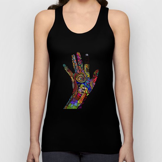 Doodle Hands Unisex Tank Top