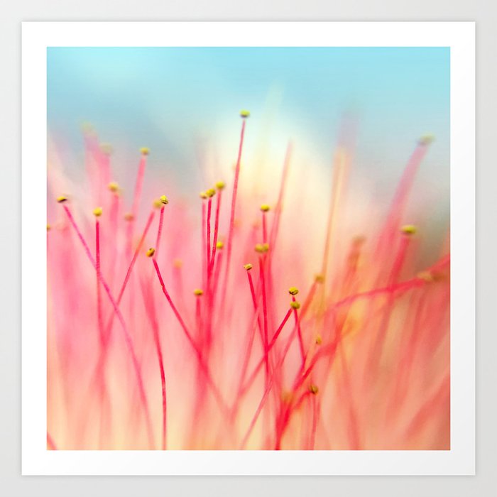 Hot Pink Art Print by Autum Sasala | Society6