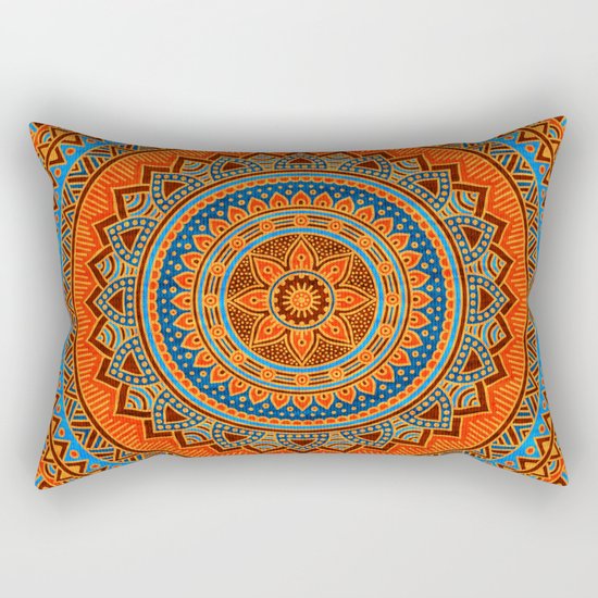 Hippie mandala 77 Rectangular Pillow