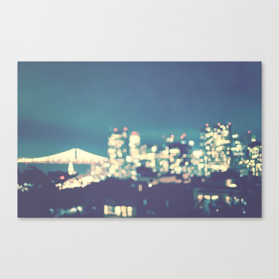 San Francisco Twinkle Canvas Print