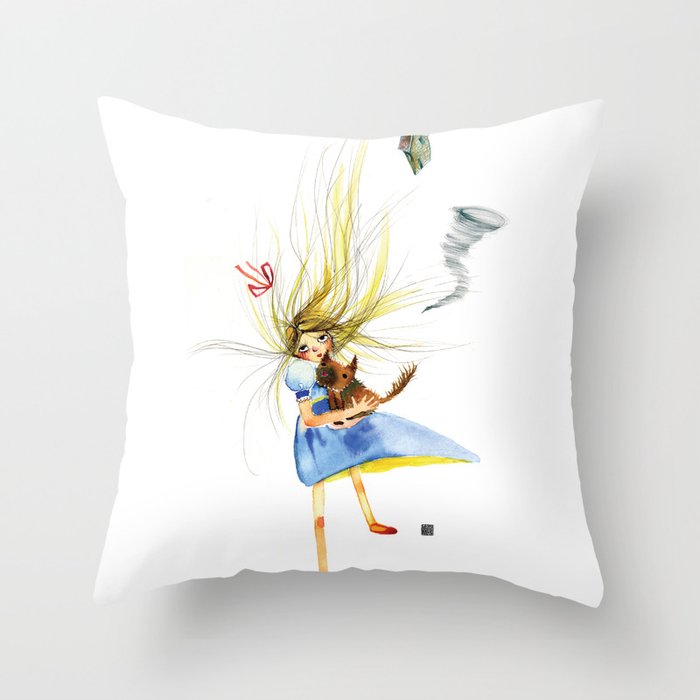 HOLD ON TOTO Throw Pillow