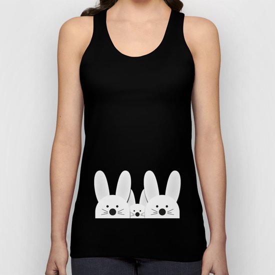 Spying Bunnies Unisex Tank Top