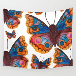 Blue Buckeye Butterflies Wall Tapestry