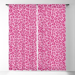 Leopard - Lilac and Pink Blackout Curtain