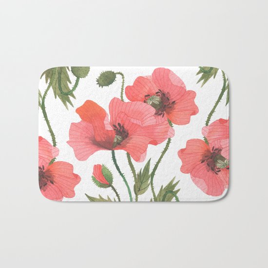 POPPIES Bath Mat
