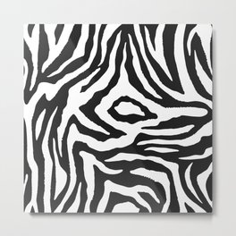 White Tiger Stripes (xii 2021) Metal Print