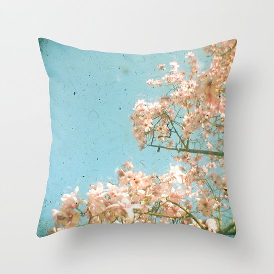 Magnolia Tree Throw Pillow