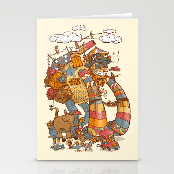 Circusbot Stationery Cards