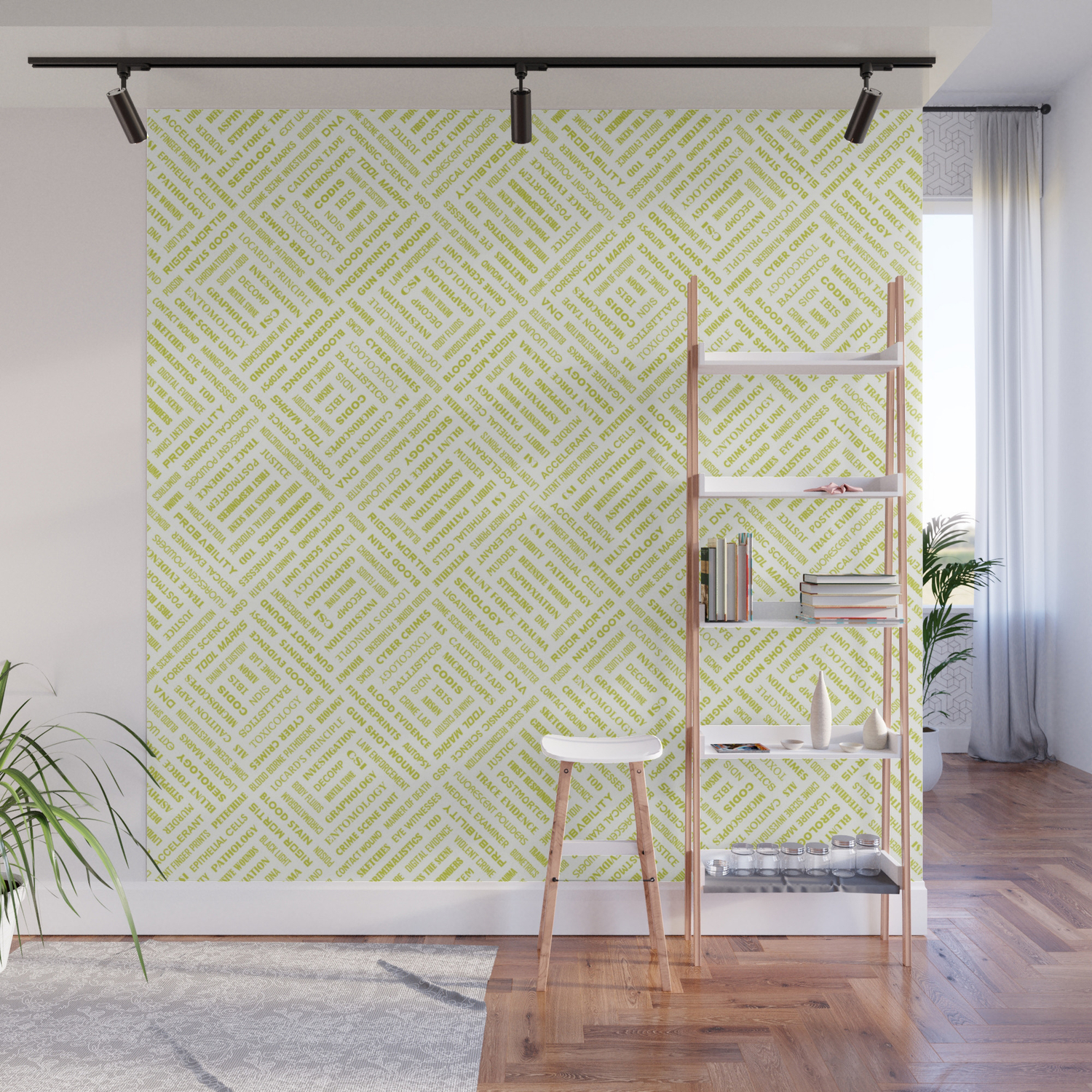 Csi Terminology Wall Mural By Marycain Society6