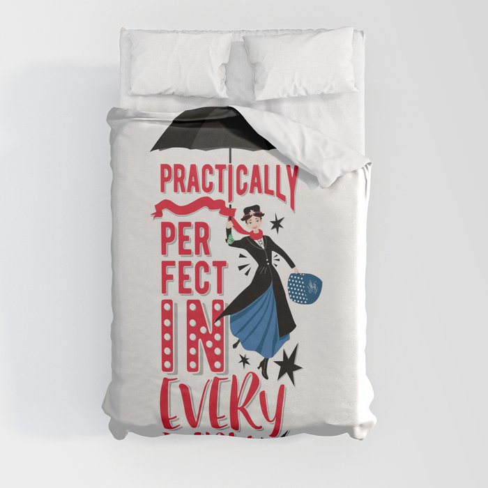 Mary Poppins Quote Duvet Cover