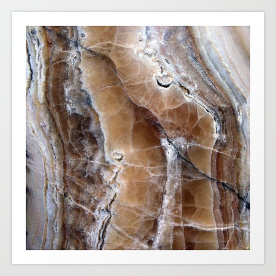Marble Paint Formation Art Print