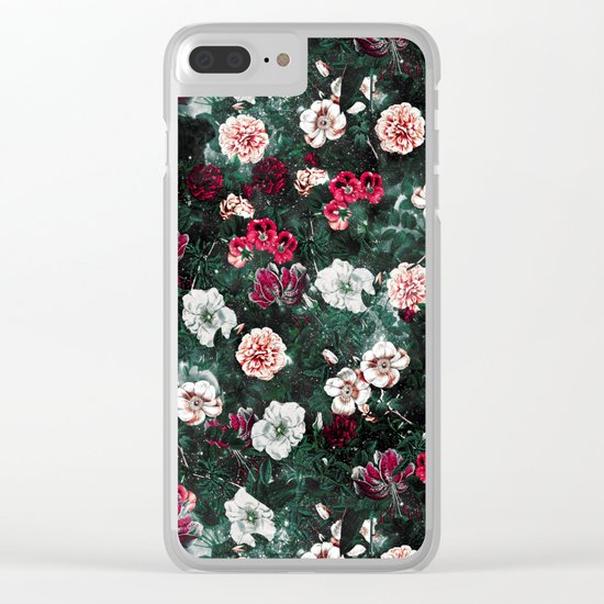NIGHT GARDEN XXV Clear iPhone Case