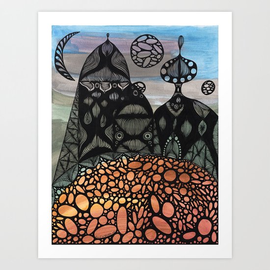 King and Queen Art Print
