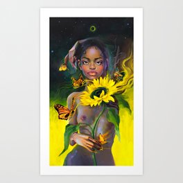 Supermassive Sunflower Art Print