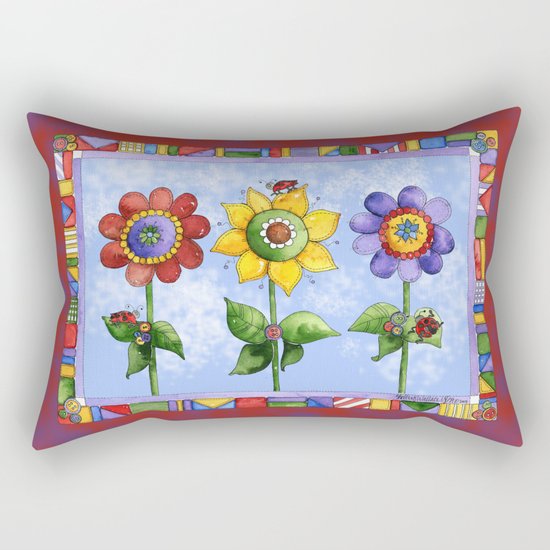 The Three Amigos III Rectangular Pillow