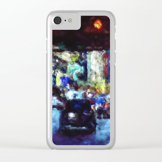 Traffic In The City Clear iPhone Case
