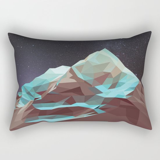 Night Mountains No. 5 Rectangular Pillow