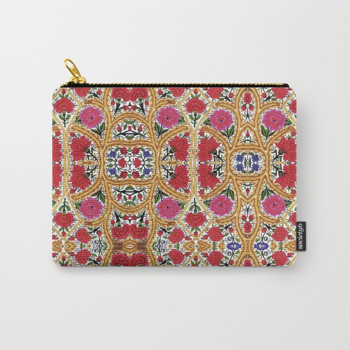 Spanish Flowers Carry-All Pouch