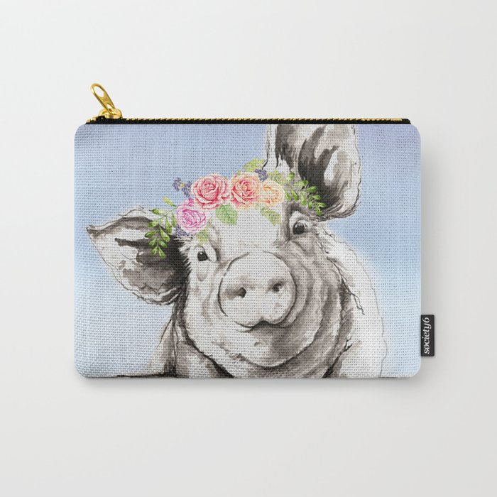 Petunia Pig Carry-All Pouch