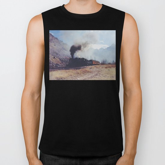 Mountain Train Biker Tank