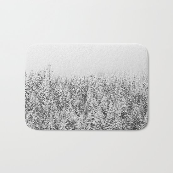 Frozen Winter Bath Mat