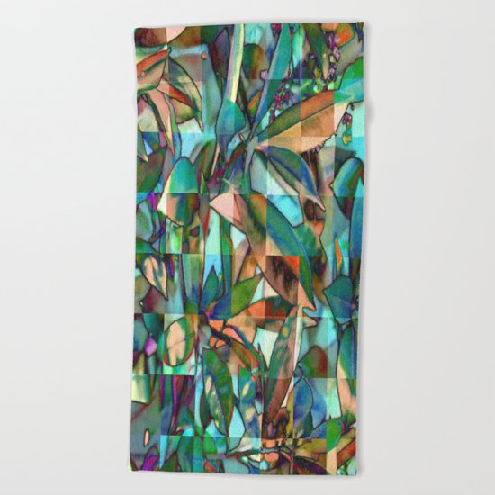 Into the Jungle 01 Beach Towel